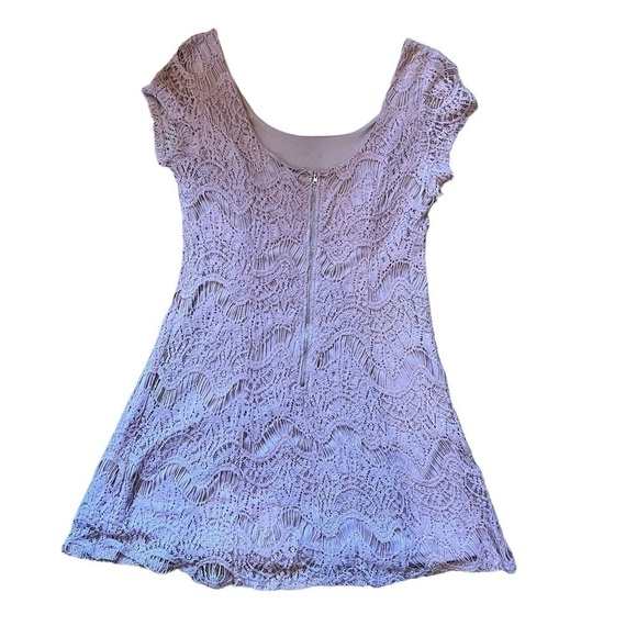 Charlotte Russe Dusty Pink Lace Dress - Picture 3 of 7